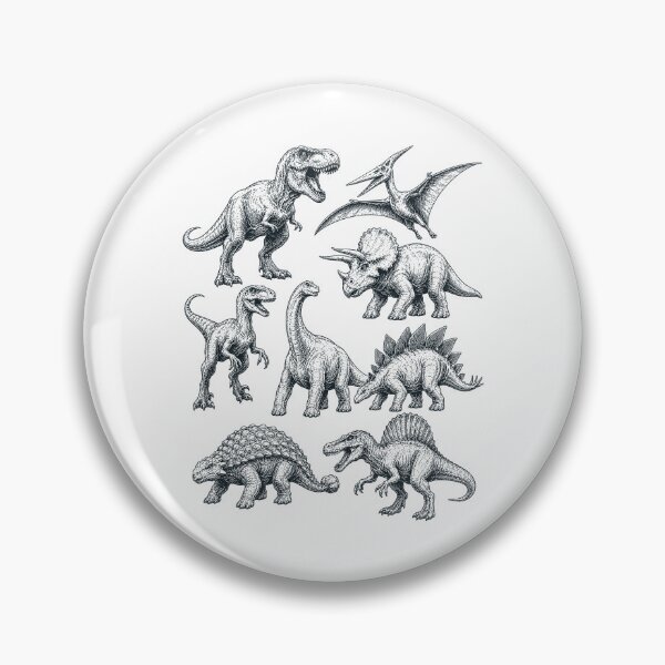 Item preview, Vintage Dinosaur Collection Prehistoric Animals designed and sold by MO DESIGNS.