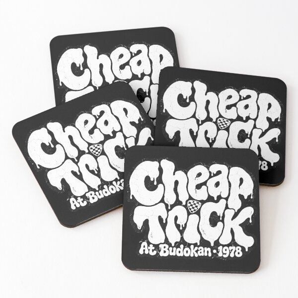 Item preview, Cheap Trick Live At Budokan 1978 Melting Bubble Typography designed and sold by JMS-Artvintage.