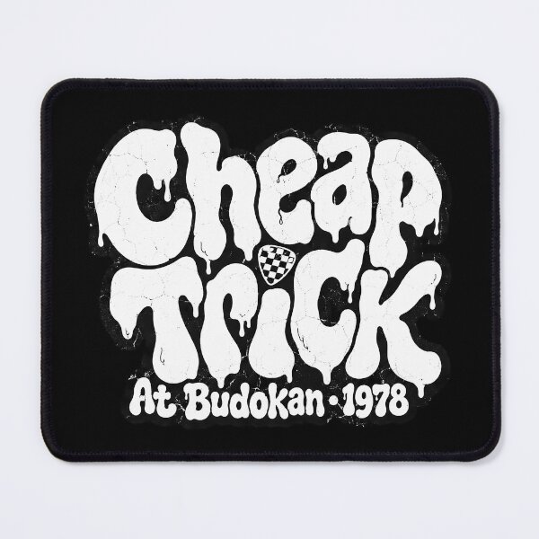 Item preview, Cheap Trick Live At Budokan 1978 Melting Bubble Typography designed and sold by JMS-Artvintage.