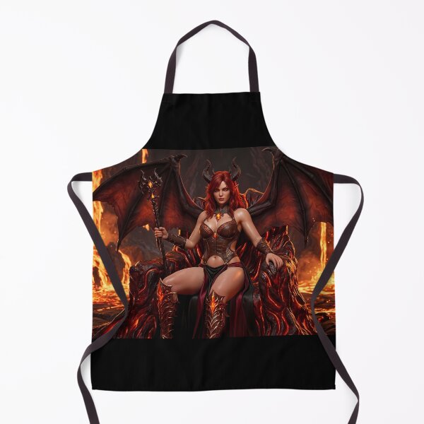 Item preview, Red Demon Queen Fiery Throne Underworld designed and sold by GalleryBrisArt.