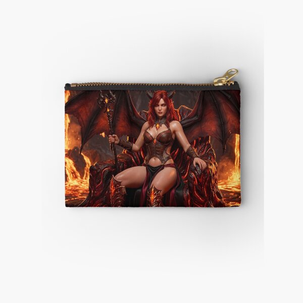 Item preview, Red Demon Queen Fiery Throne Underworld designed and sold by GalleryBrisArt.