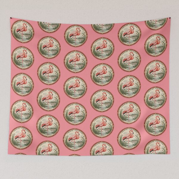 Item preview, Funny Flamingo Gift Pink By Diet Iconic By Nature Vintage Naturalist Flamingo Print Birdwatcher Gift Flamingo Sticker Art Print designed and sold by Fanverse Merchandise.