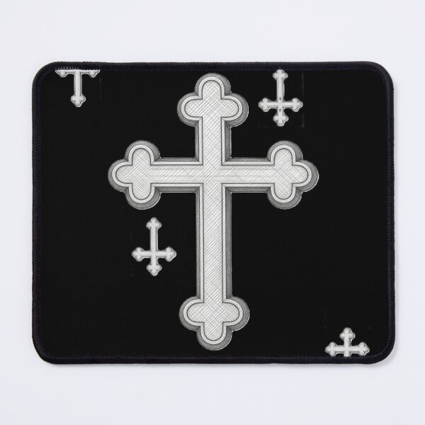 Item preview, Gothic Orthodox Cross Minimalist White Aesthetic designed and sold by abissdesing.