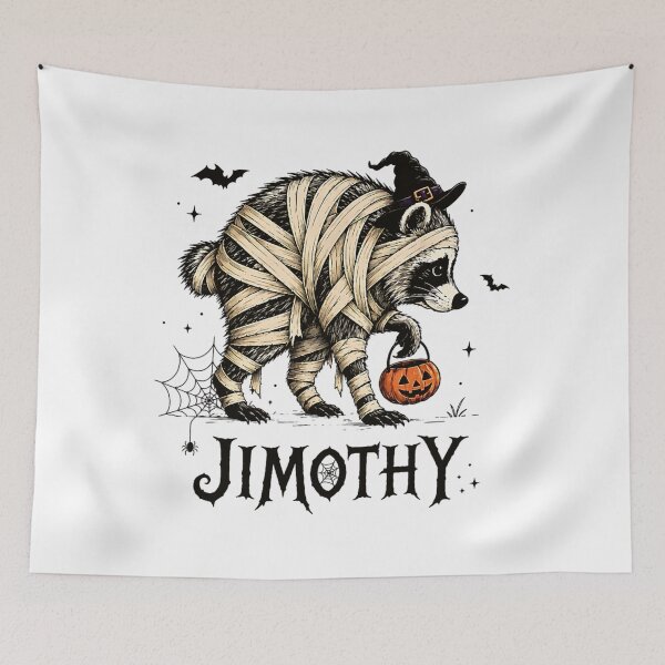 Item preview, jimothy raccoon halloween spooky season designed and sold by HollyCooper7.