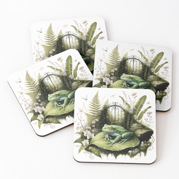 Aperçu de l'œuvre Jardin secret des grenouilles créée et vendue par Neural-canvas.