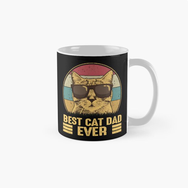 Item preview, Best Cat Dad Ever Retro Sunglasses Cat designed and sold by Dmo3HarkoArt.