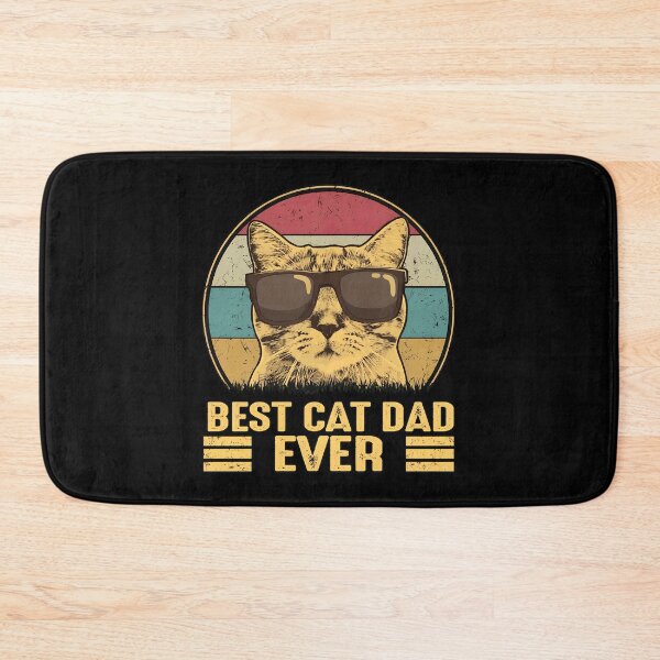 Item preview, Best Cat Dad Ever Retro Sunglasses Cat designed and sold by Dmo3HarkoArt.
