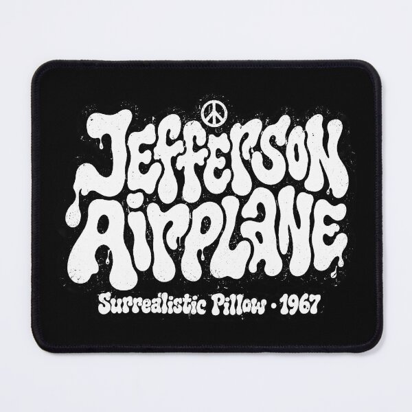 Item preview, Jefferson Airplane Surrealistic Pillow 1967 Psychedelic Drip Font designed and sold by JMS-Artvintage.