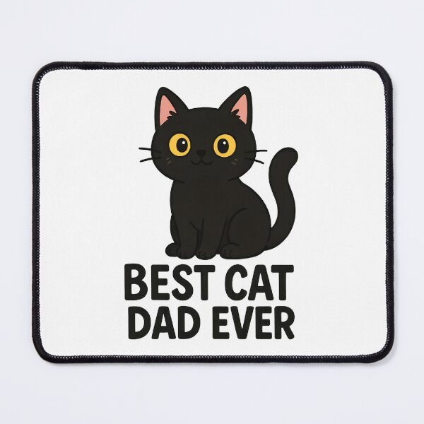 Item preview, Black Cat Dad Gift Cute Animal Lover Apparel designed and sold by Dmo3HarkoArt.