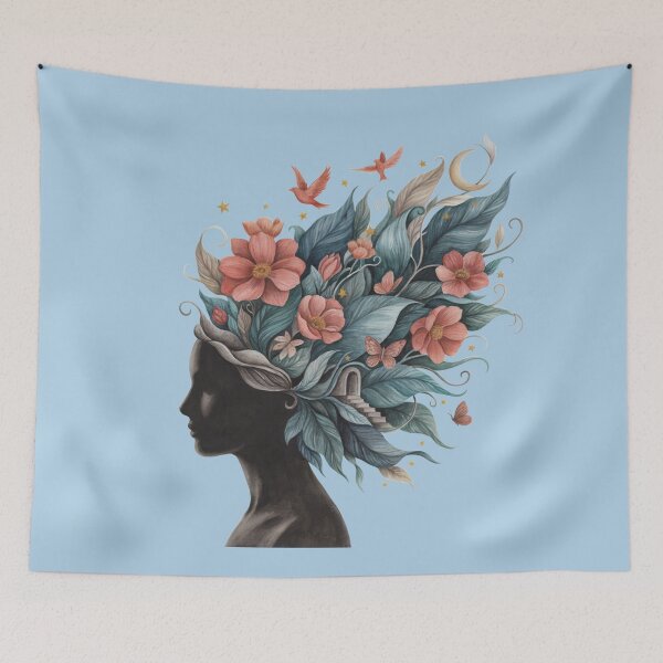 Item preview, The Garden Behind Her Thoughts designed and sold by Sezee.
