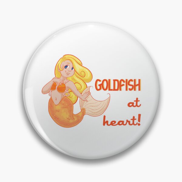 Item preview, Goldfish at Heart! (on White) designed and sold by PawsitiveMum3.