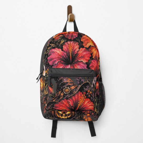 Item preview, Halloween Hibiscus Bouquet | Tropical Gothic Floral Art | Dark Botanical Illustration designed and sold by Nolmo.