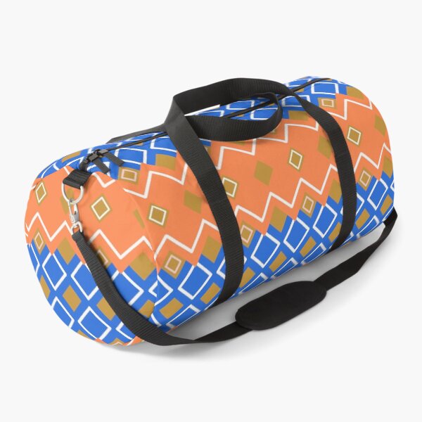 Item preview, Vibrant Orange & Blue Ethnic Zigzag - Geometric Seamless Pattern designed and sold by Sasitee.