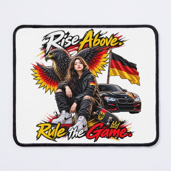 Item preview, Rise Above Rule the Game German Eagle Streetwear designed and sold by ujjawal.
