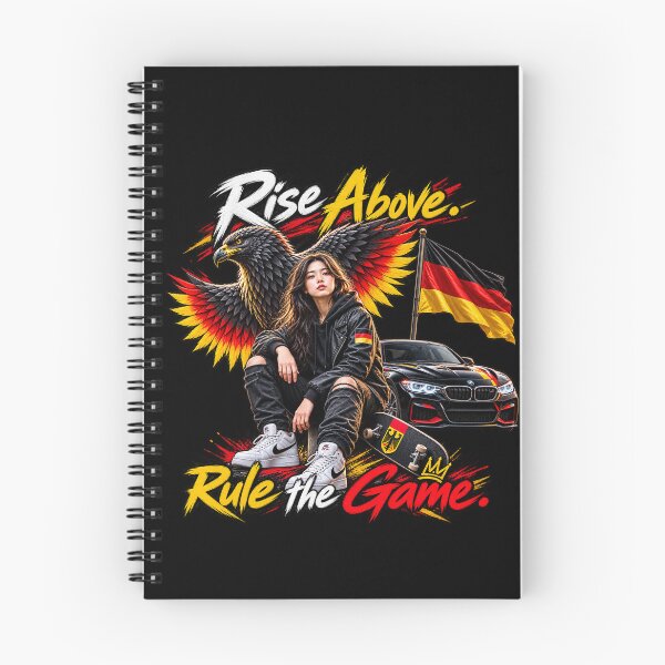 Item preview, Rise Above Rule the Game German Eagle Streetwear designed and sold by ujjawal.