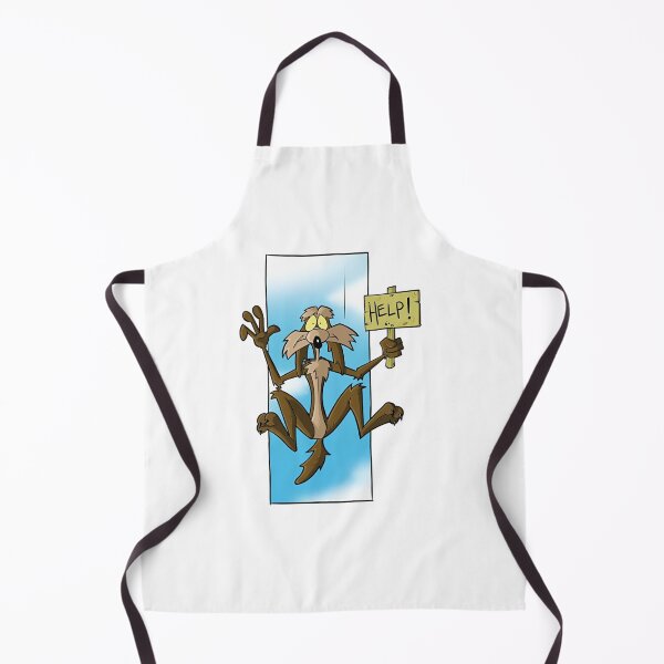 Item preview, Wile E. Coyote Help Sign Falling Funny Cartoon designed and sold by sauruscreated.