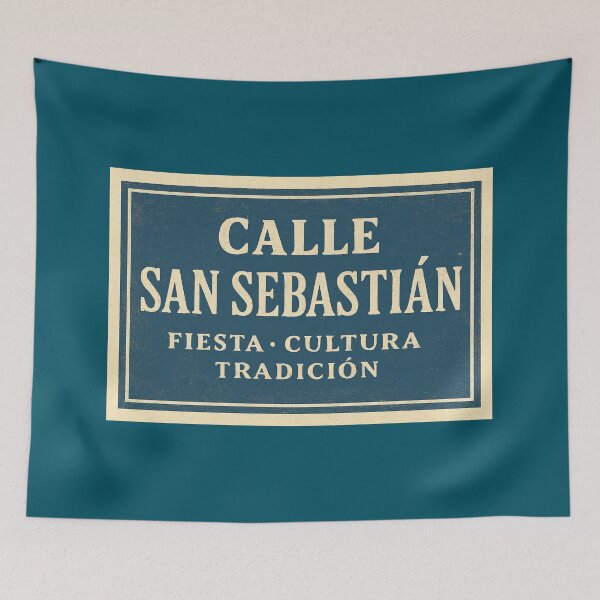 Item preview, CALLE SAN SEBASTIAN - Old San Juan Street Sign - Vintage designed and sold by Urban-InkStudio.