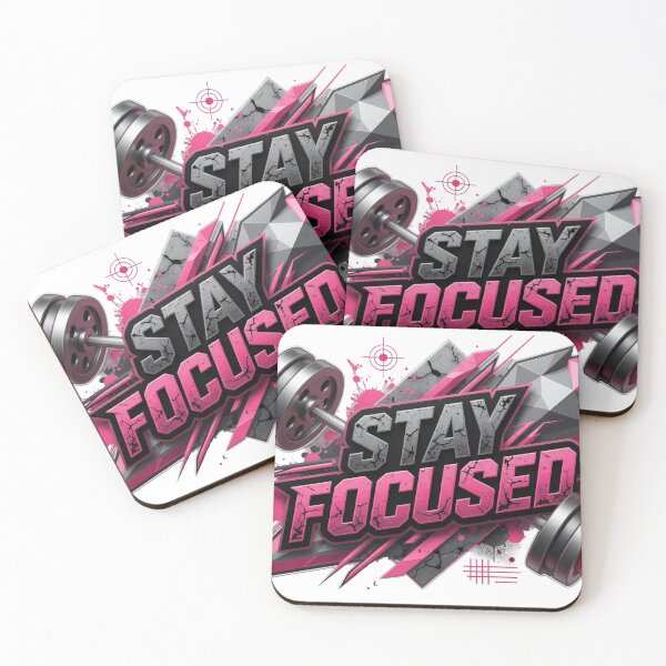 Item preview, Clean STAY FOCUSED Text Design designed and sold by dazzlemakers.