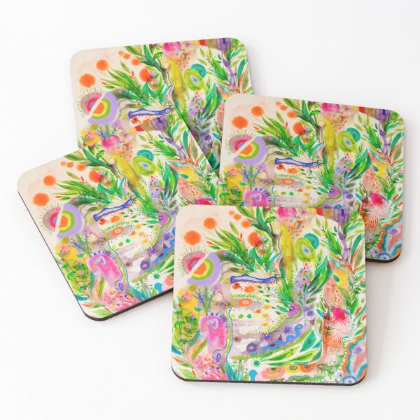 Item preview, Life, pink elephant, giraffe designed and sold by BELL--prints.