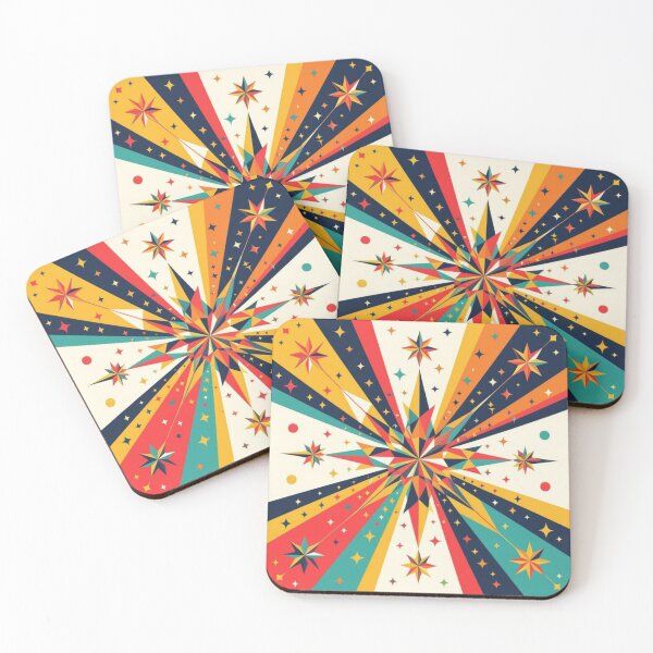 Item preview, Retro Mid Century Christmas Starburst Holiday Sunburst designed and sold by Uniquely Yours.