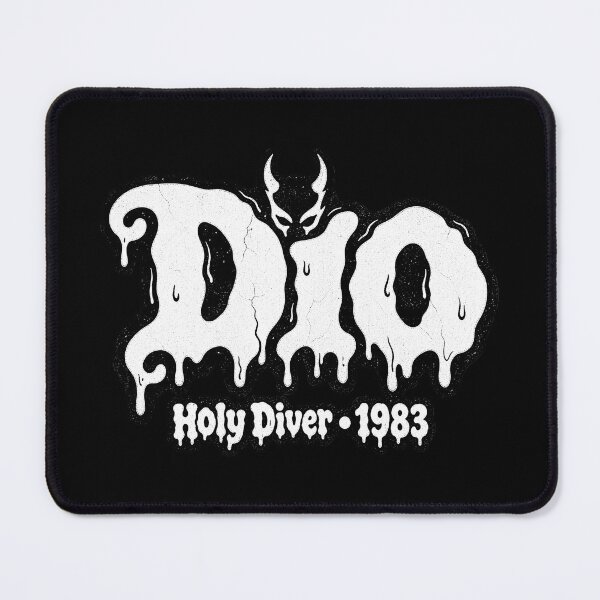 Item preview, Dio Holy Diver 1983 Classic Heavy Metal Melting Art Font designed and sold by JMS-Artvintage.