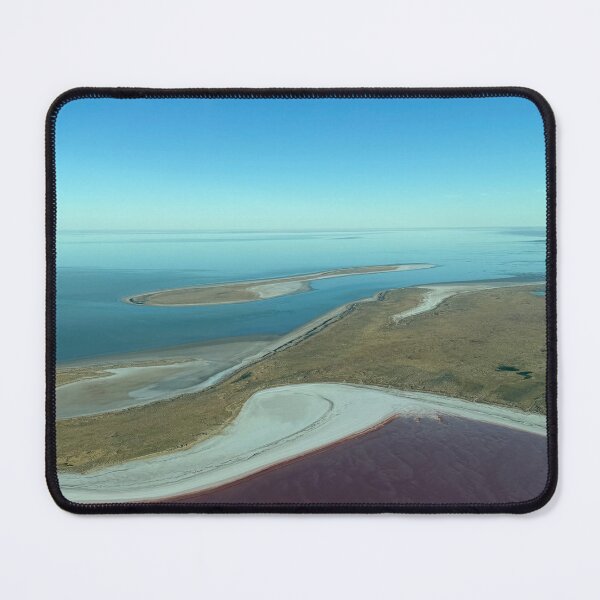 Item preview, Lake Eyre from Above — Where Red Meets Blue designed and sold by BushPilotLens.