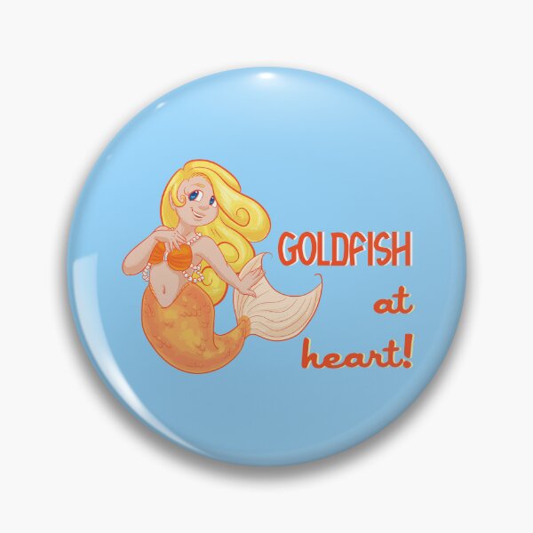 Item preview, Goldfish at Heart! (on Blue) designed and sold by PawsitiveMum3.