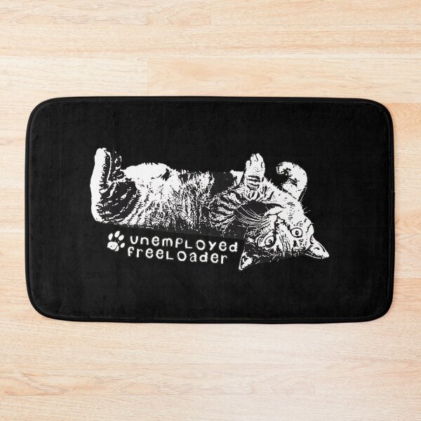 Item preview, Unemployed Freeloader Cat Graphic designed and sold by Dmo3HarkoArt.