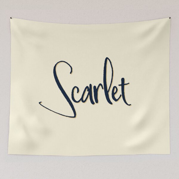 Item preview, SCARLET personalized type design designed and sold by CharlottePlaceArt.