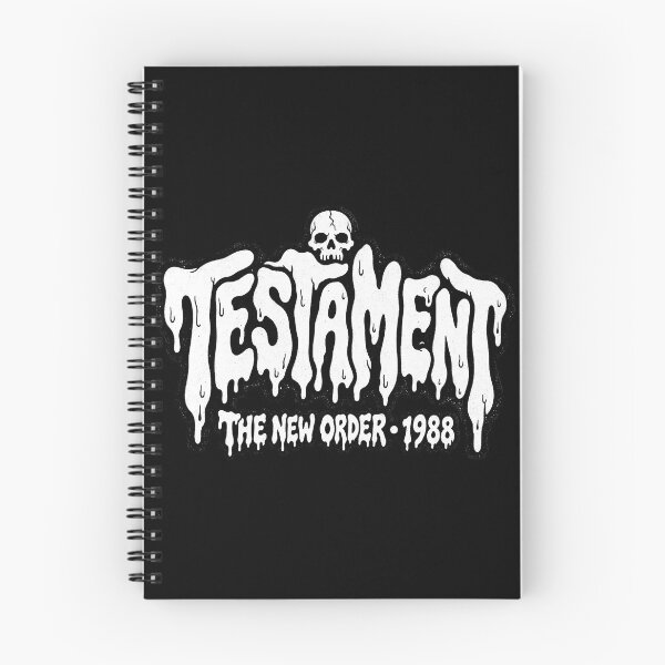 Item preview, Testament The New Order 1988 Thrash Metal Drip Style Graphic designed and sold by JMS-Artvintage.
