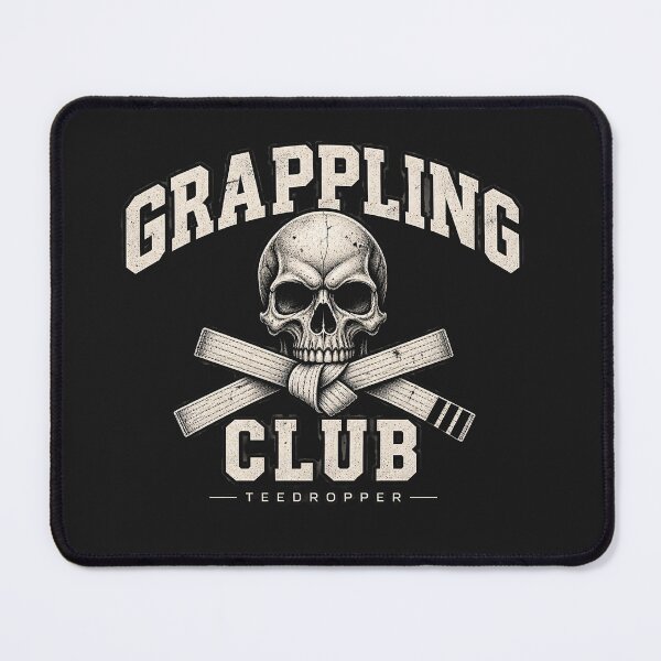 Item preview, Grappling Club Skull Jiu Jitsu designed and sold by Tee-Dropper .
