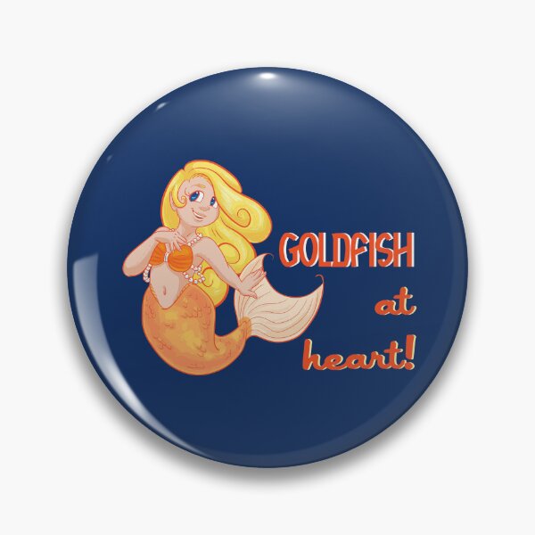 Item preview, Goldfish at Heart! (on Navy) designed and sold by PawsitiveMum3.
