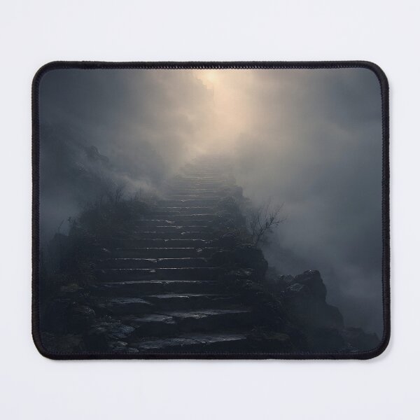 Item preview, Foggy Stone Stairs Up the Cliff designed and sold by kuradoshanon.