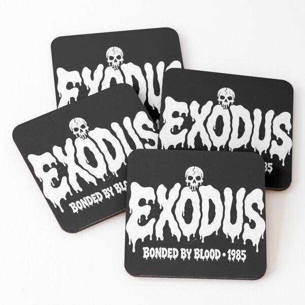 Item preview, Exodus Bonded By Blood 1985 Thrash Metal Graffiti Typography designed and sold by JMS-Artvintage.