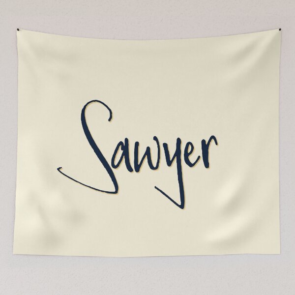Item preview, SAWYER personalized type design designed and sold by CharlottePlaceArt.
