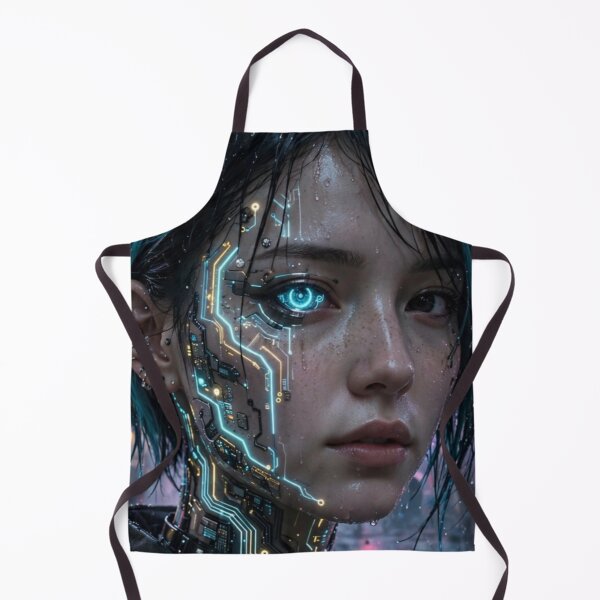 Item preview, Cyborg Girl designed and sold by Donnerdive.