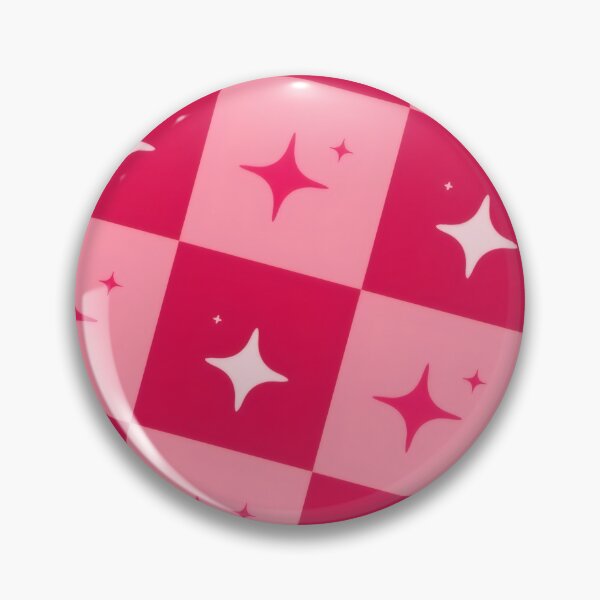 Item preview, Pink Sparkle Checkerboard - Retro Y2K Grid & Stars Pattern Illustration designed and sold by Billy Morfo™.
