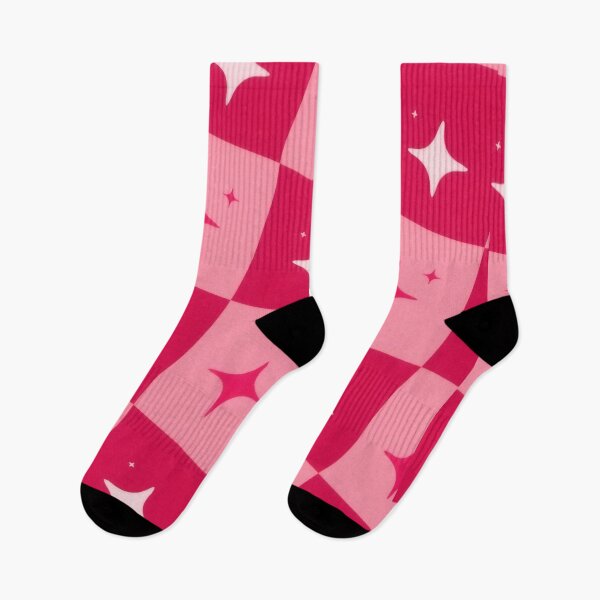 Item preview, Pink Sparkle Checkerboard - Retro Y2K Grid & Stars Pattern Illustration designed and sold by Billy Morfo™.