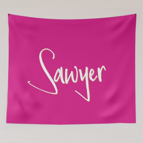 Item preview, SAWYER personalized type design designed and sold by CharlottePlaceArt.