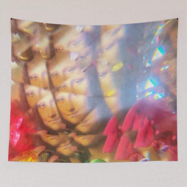 Item preview, Da Vinci Abstraction: Mona Lisa Gaze - Refracted Renaissance Optical Art designed and sold by ElionSolis.