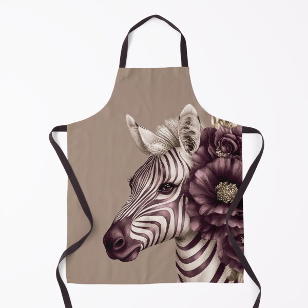 Item preview, Wild Grace Zebra With Flowers designed and sold by artsandsoul.