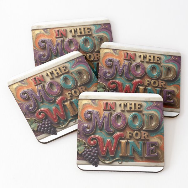 Item preview, Artistic IN THE MOOD FOR WINE 3D Text Art designed and sold by dazzlemakers.