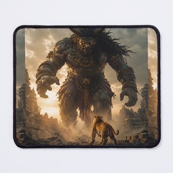 Item preview, Demon and Tiger designed and sold by AwesomeDigiShop.