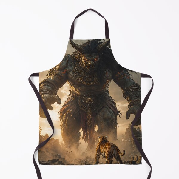 Item preview, Demon and Tiger designed and sold by AwesomeDigiShop.