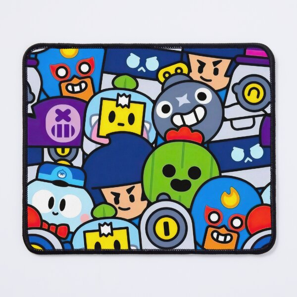 Item preview, Brawl Brawler Bonanza - Chibi Characters Seamless Pattern Illustration designed and sold by Billy Morfo™.