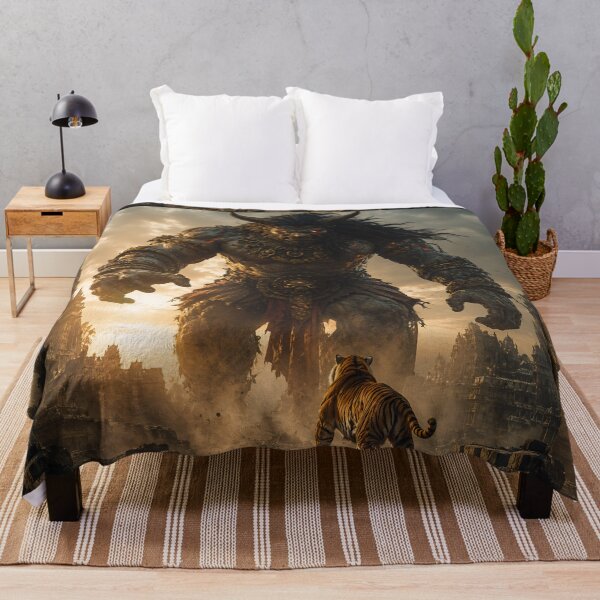 Item preview, Demon and Tiger designed and sold by AwesomeDigiShop.
