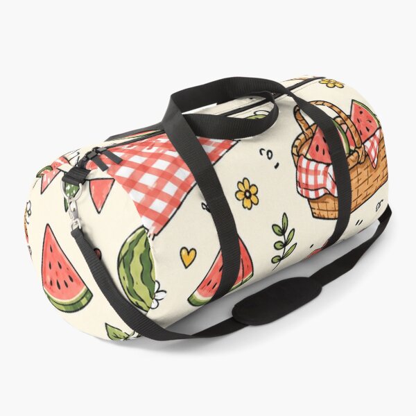 Item preview, Watermelon Picnic Doodles Cute Summer Fruit Pattern designed and sold by RJACreative.