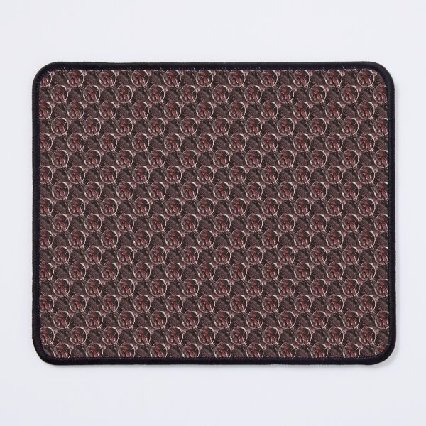 Item preview, White Circle Grunge Pattern on Maroon designed and sold by Artistestella.