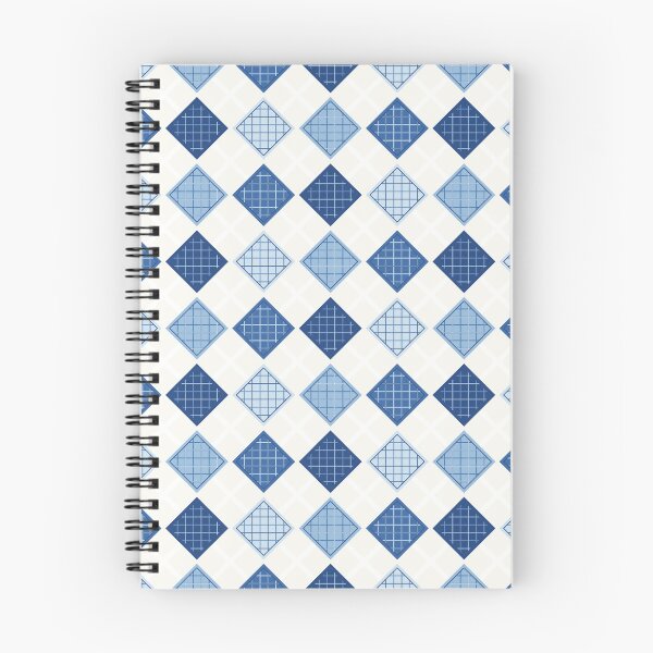Item preview, Blue Diamond Lattice Seamless Pattern designed and sold by Thanat Pattern Studio.