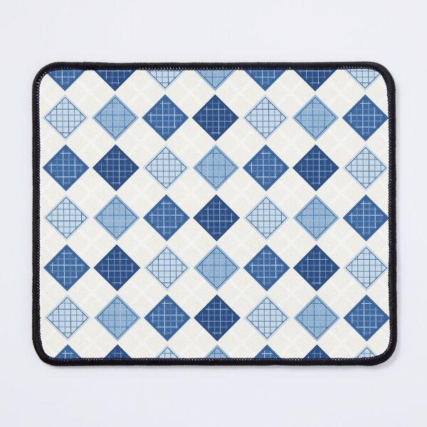 Item preview, Blue Diamond Lattice Seamless Pattern designed and sold by Thanat Pattern Studio.